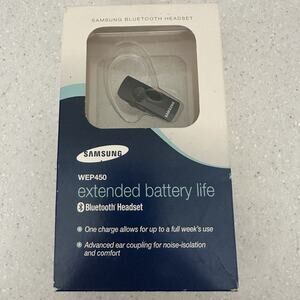 Samsung Bluetooth Headset WEP450 Extended Battery Life Ear Piece